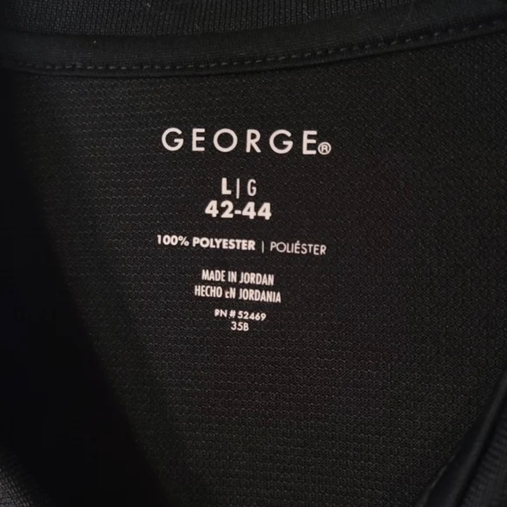 3/$25 Solid Black Polo Shirt - Picture 4 of 6